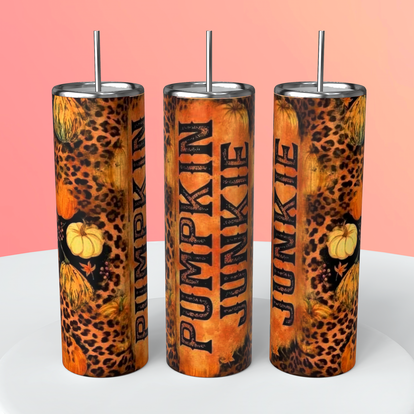 Pumpkin Junkie tumbler 20 oz