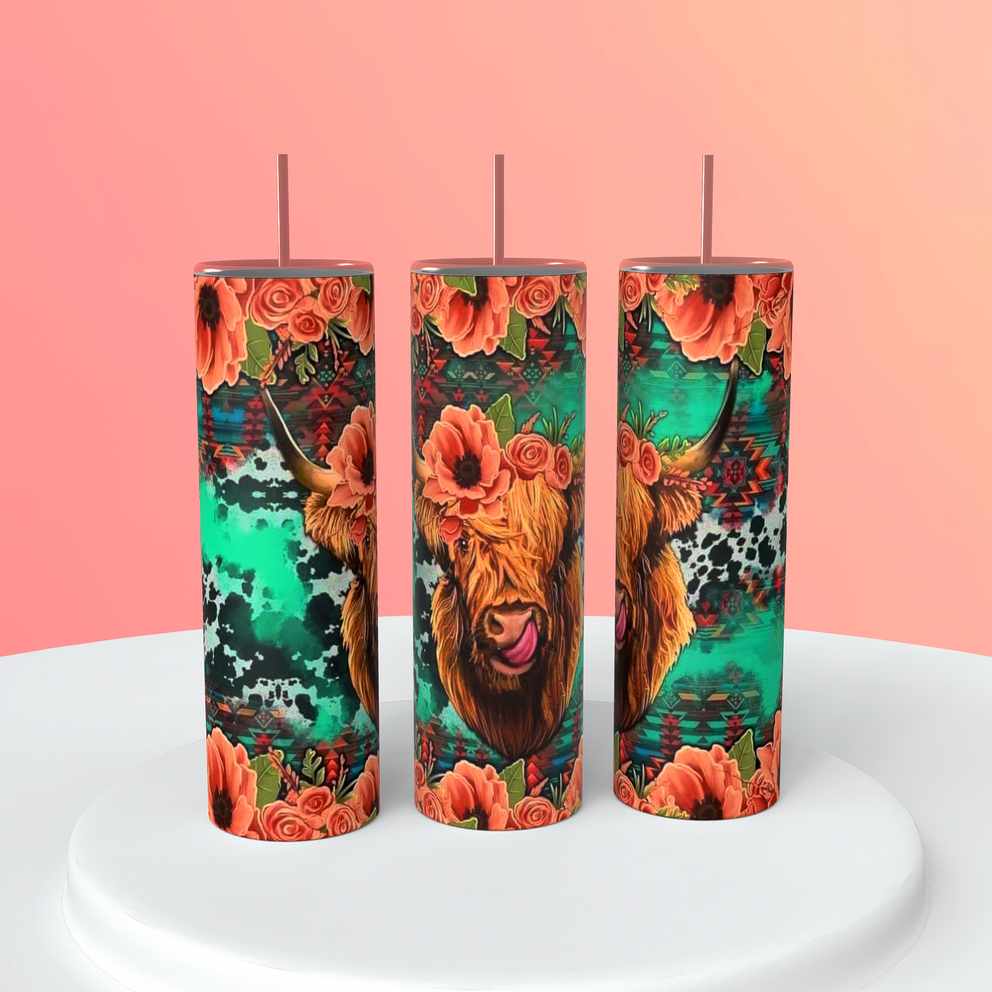 Cute Highland Cow Tumbler