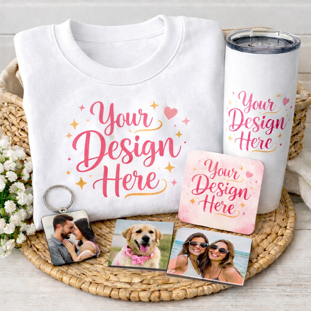 Personalized Crewneck Sweater & Gift Bundle - maryscreationsboutique