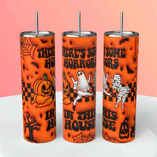 Horrors in this house tumbler 20oz