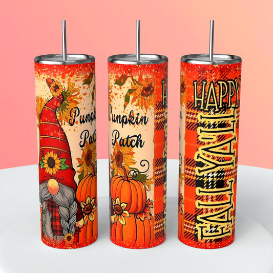 Cute Gnome Fall Yall tumbler 20 oz