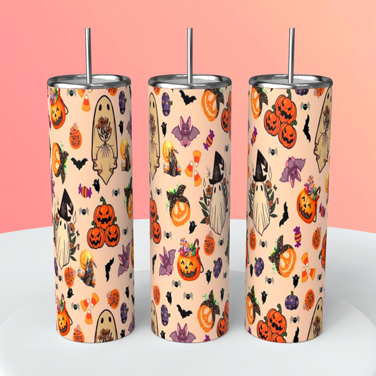 Cute Halloween themed tumbler 20oz