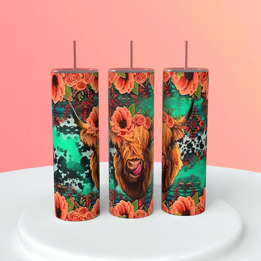 Cute Highland Cow Tumbler