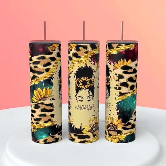 Cute Sunflower/Leopard/Purplish Tumbler